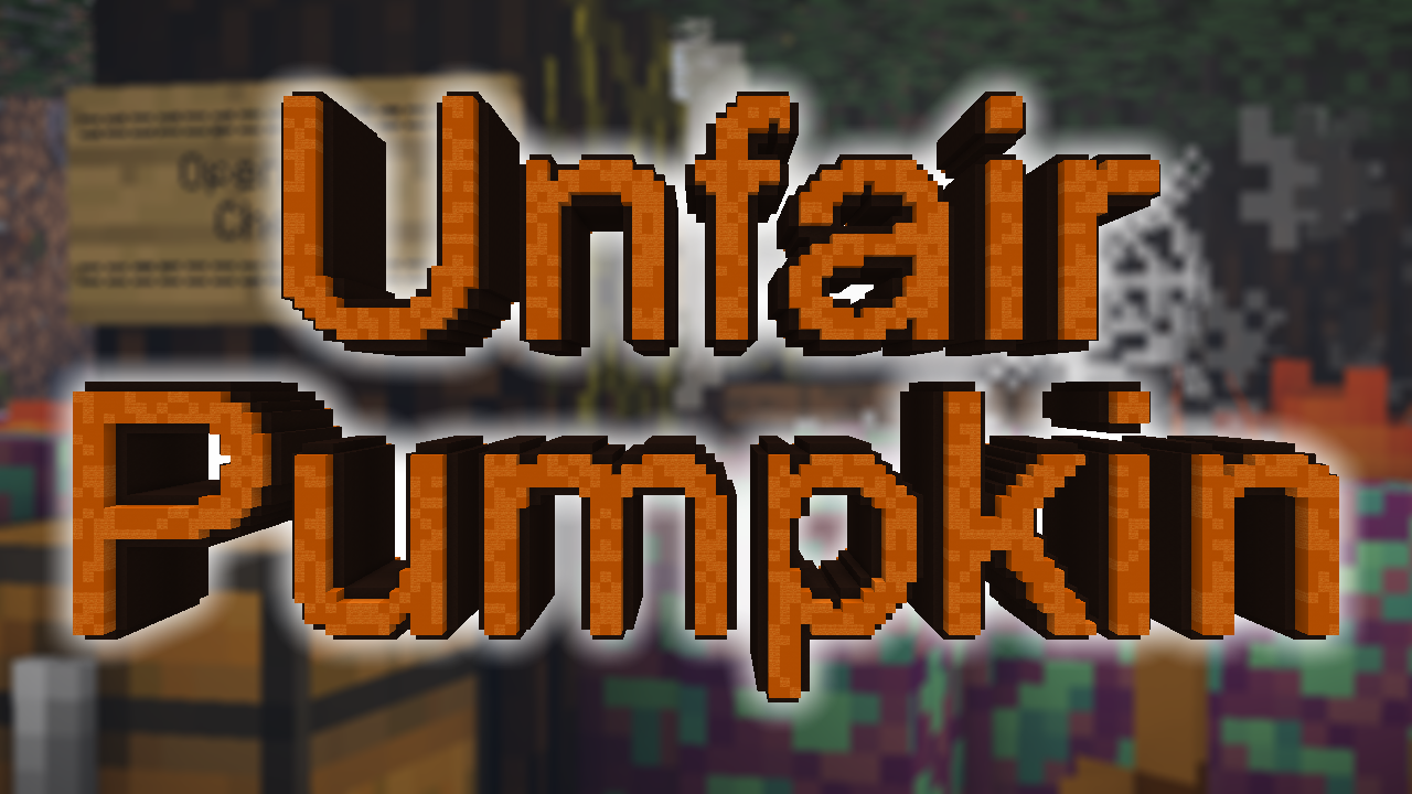 İndir UNFAIR PUMPKIN için Minecraft 1.14.4